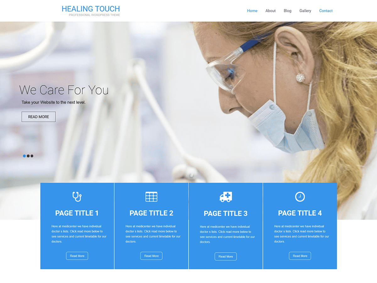 Healing Touch theme screenshot