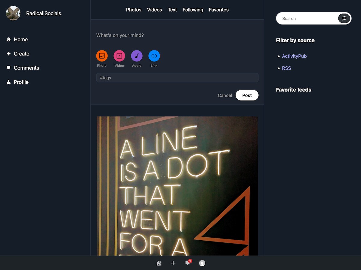 Heckl theme screenshot