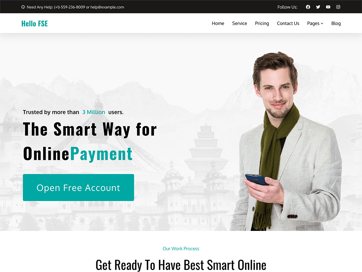 Hello FSE theme screenshot