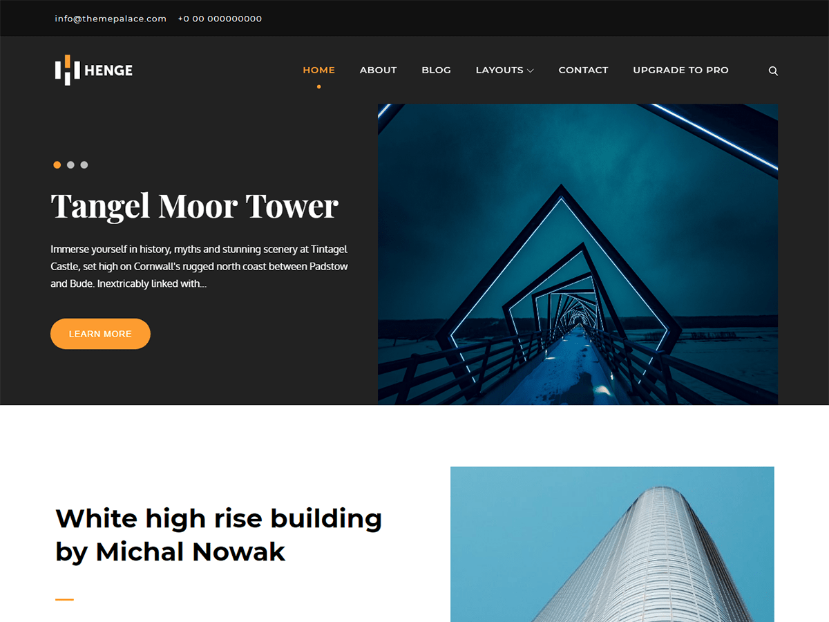 Henge theme screenshot