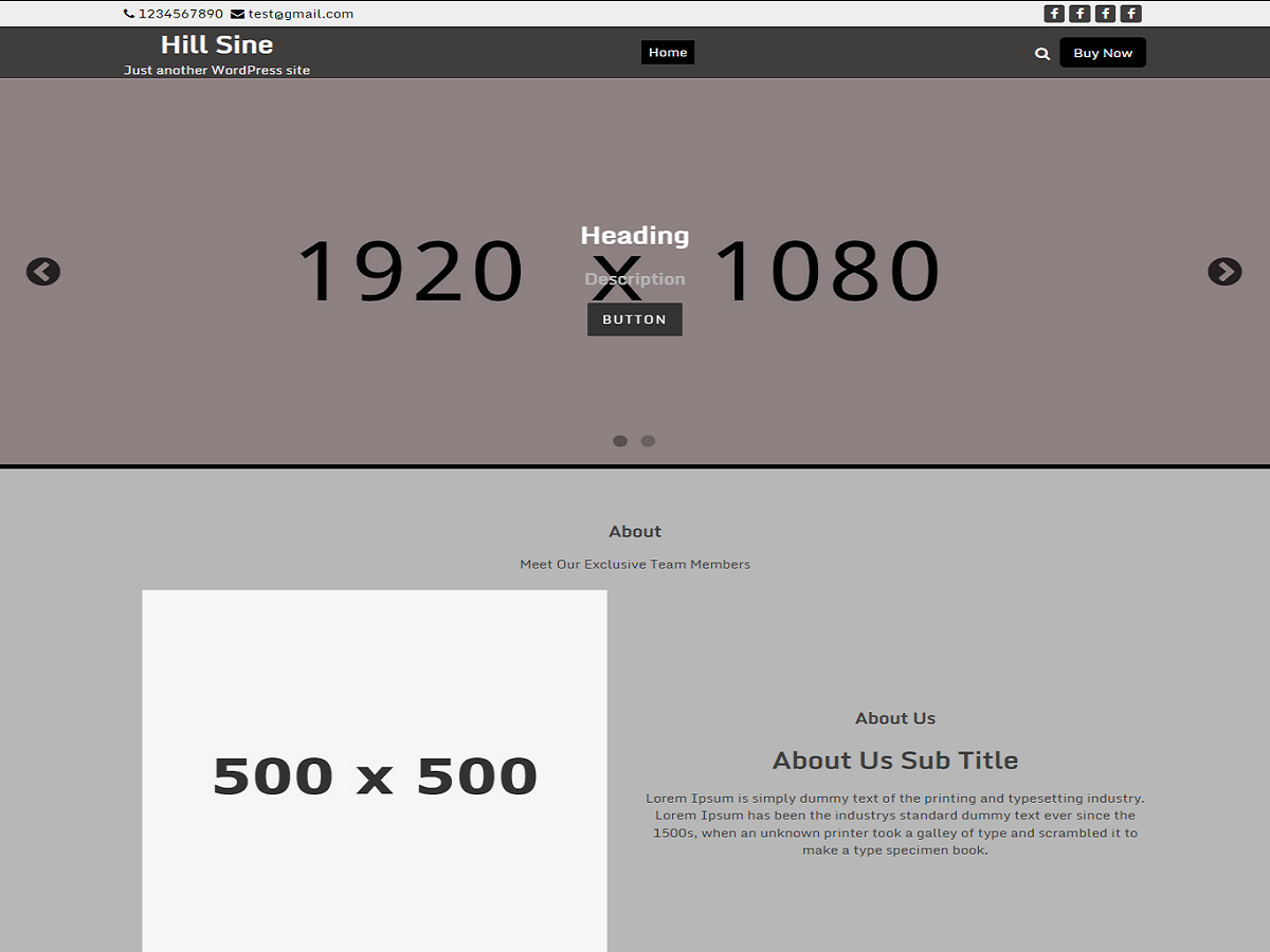 Hill Sine theme screenshot