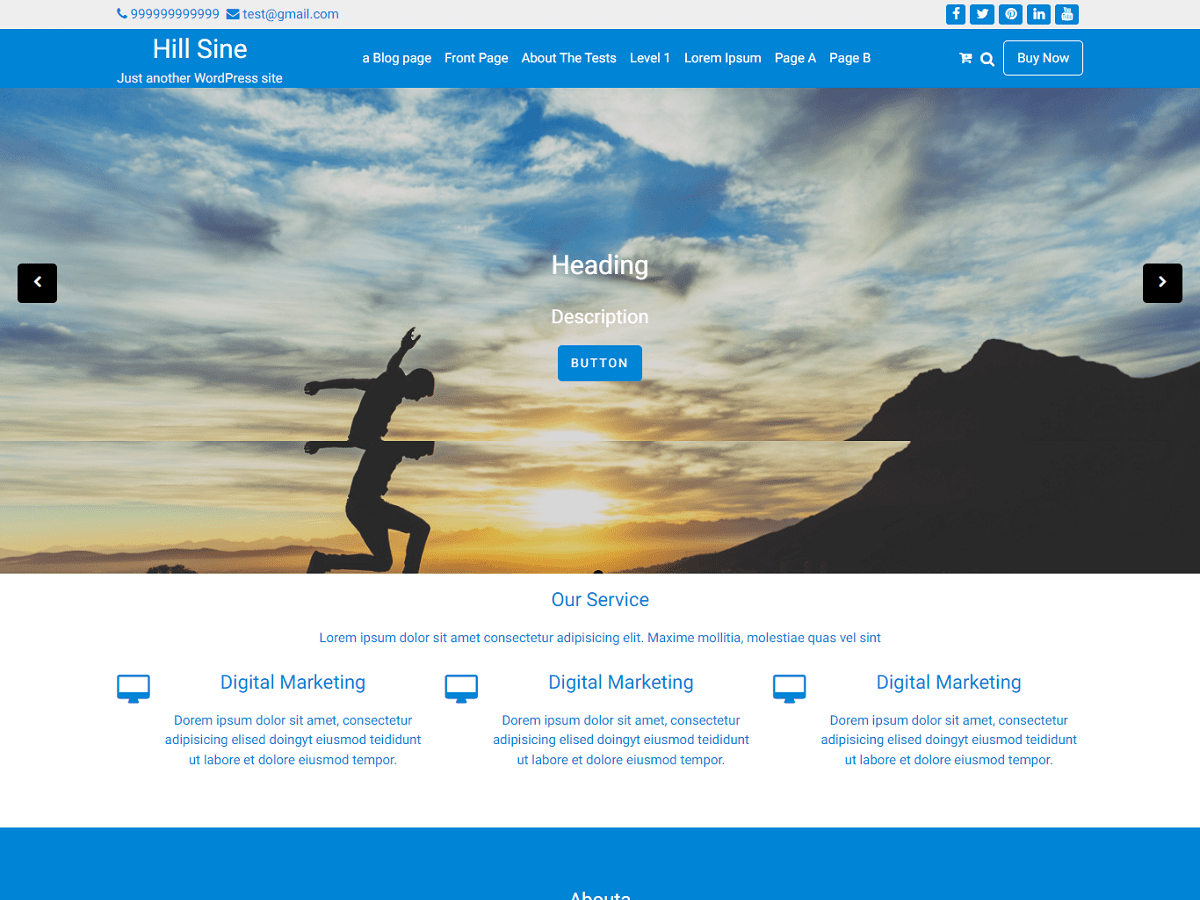 Hill Tech theme screenshot