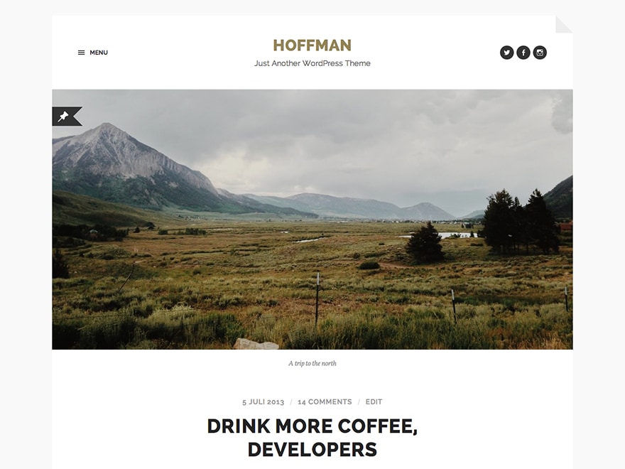 Hoffman theme screenshot
