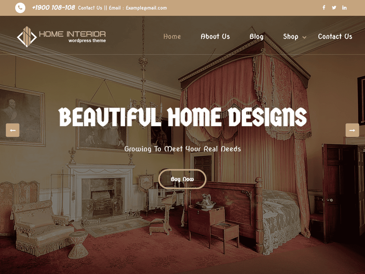 Home Interior theme screenshot