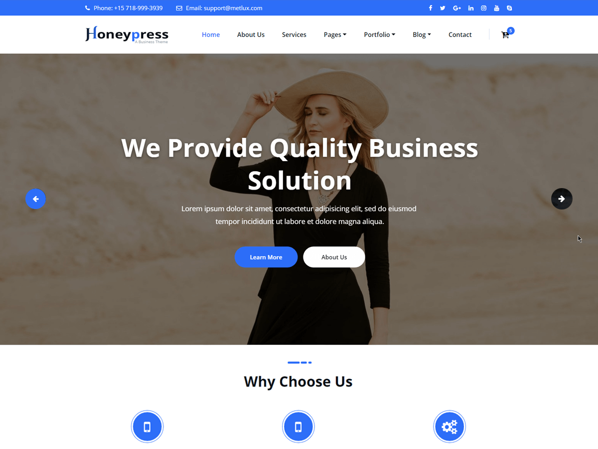 HoneyPress theme screenshot