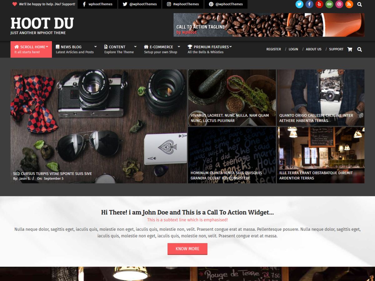 Hoot Du theme screenshot