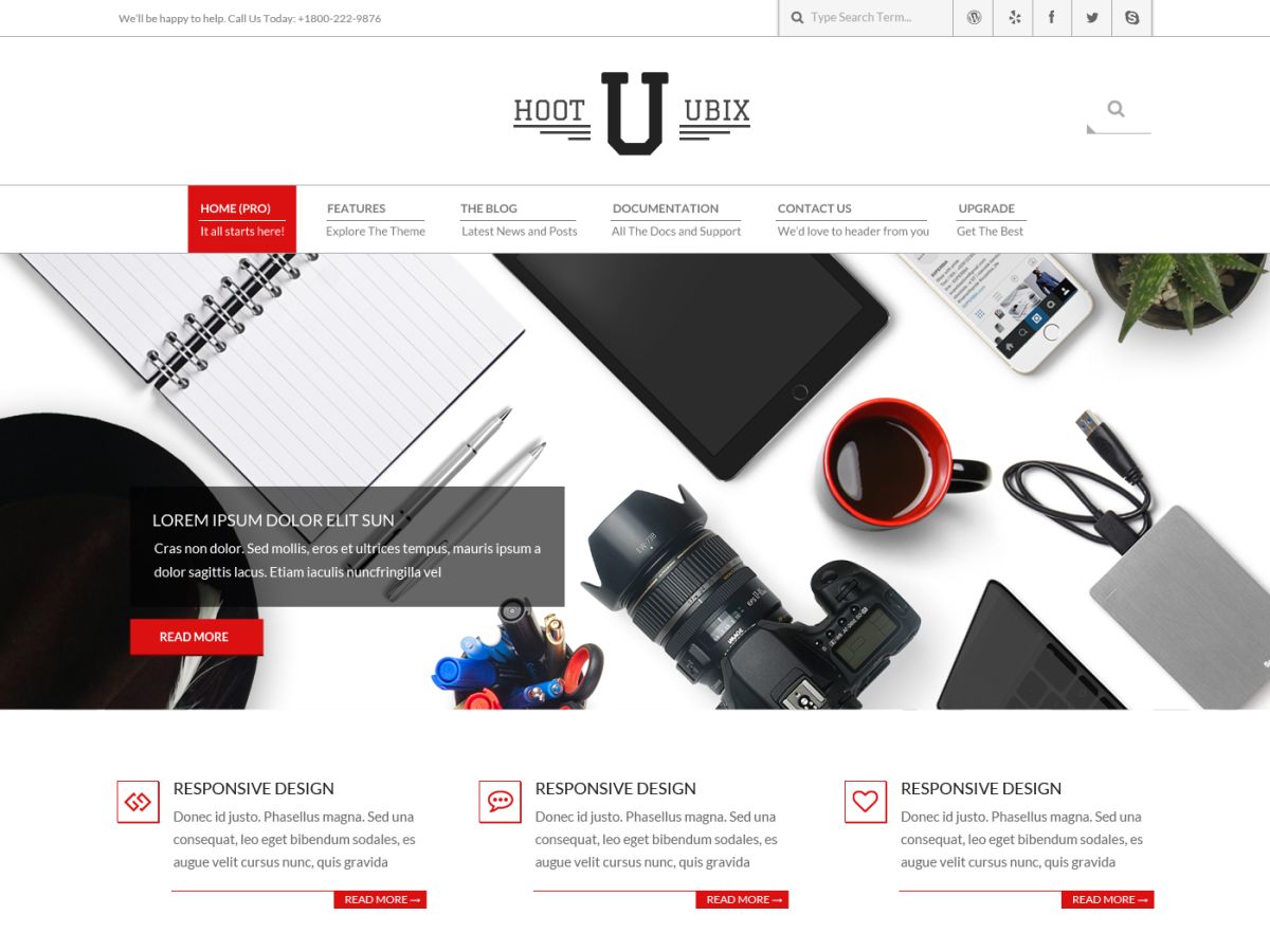 Hoot Ubix theme screenshot