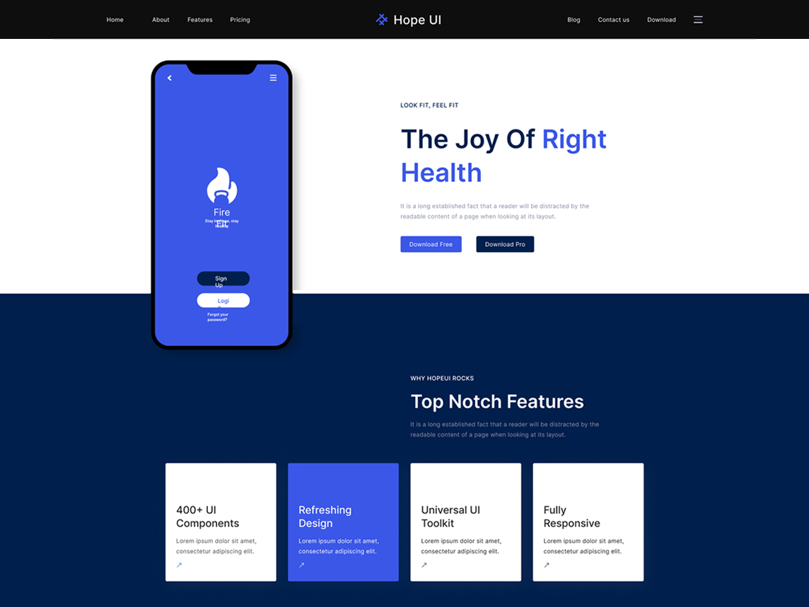 HopeUI theme screenshot