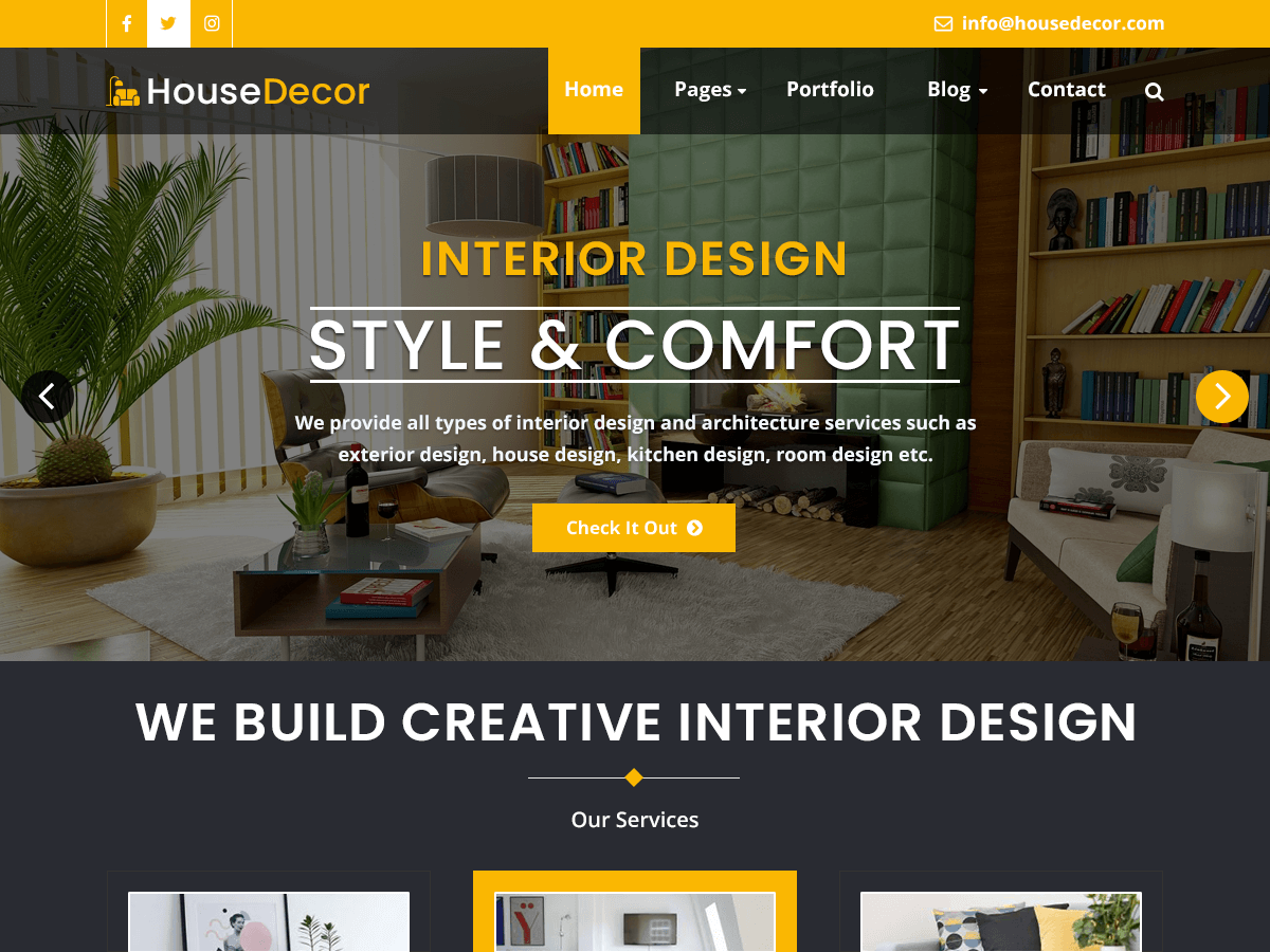 House Decor theme screenshot