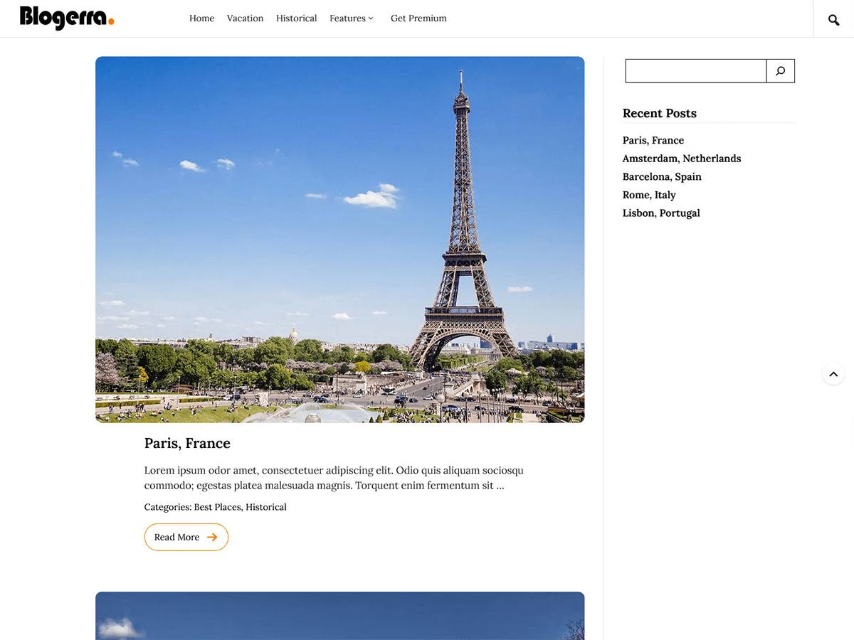 HS Blogerra theme screenshot