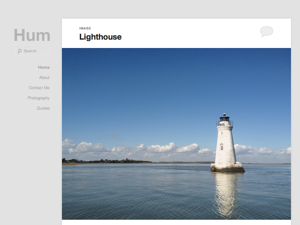 Hum theme screenshot