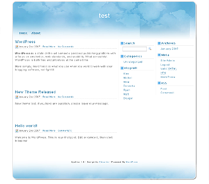 Hyaline theme screenshot