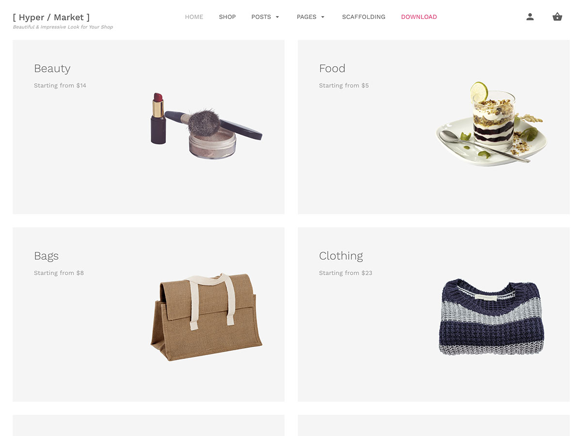 Hypermarket theme screenshot