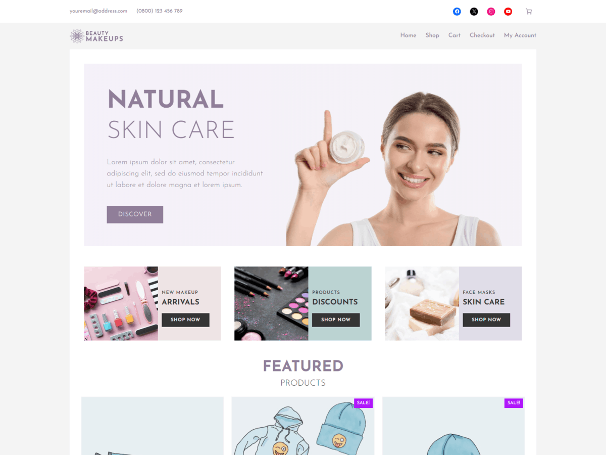 iConvert Beauty theme screenshot