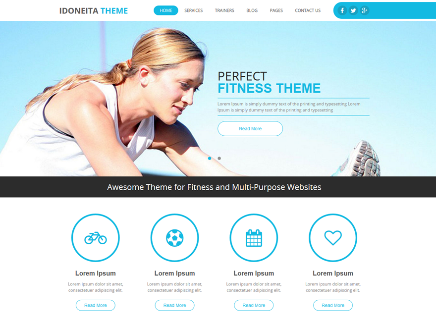 Idoneita theme screenshot