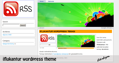 iflukantur theme screenshot