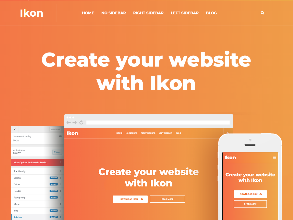 ikonwp theme screenshot