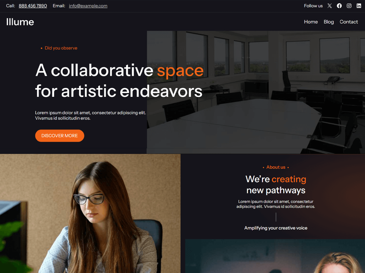 Illume theme screenshot
