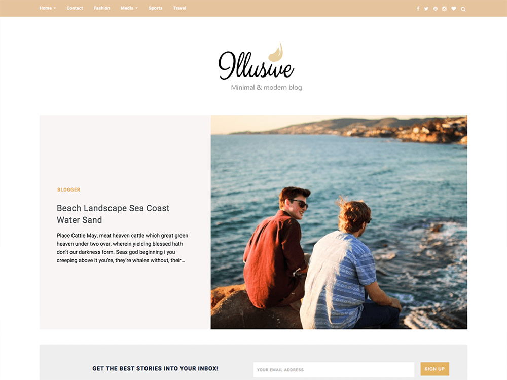 illusive theme screenshot
