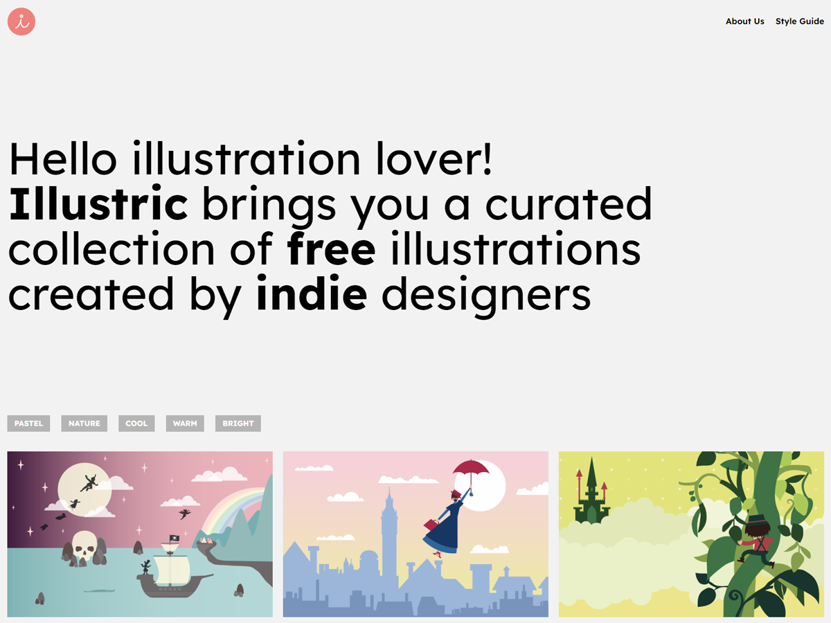 Illustric theme screenshot