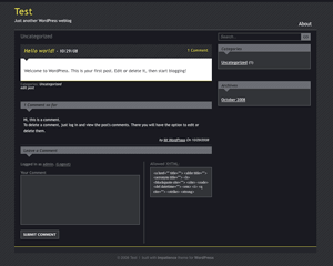 Impatience theme screenshot