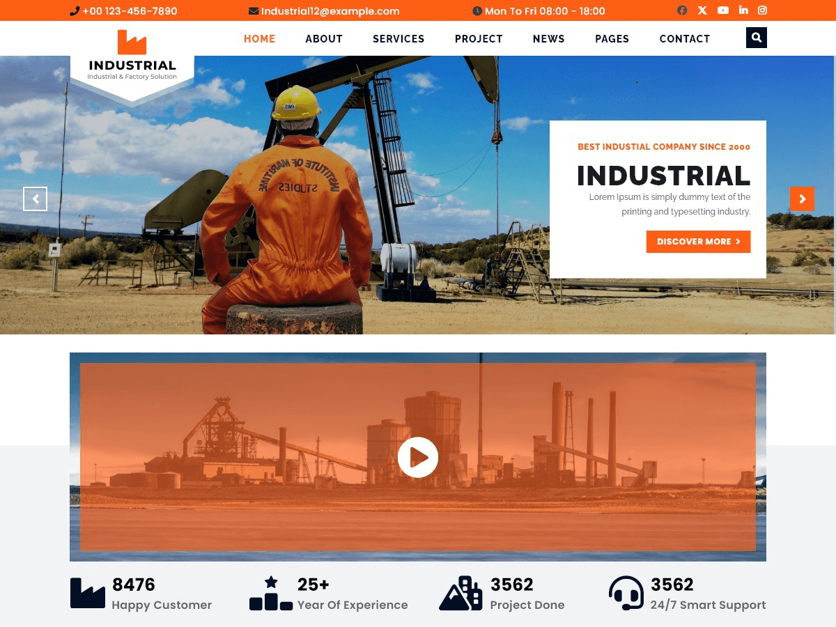 Industrial Technology theme screenshot