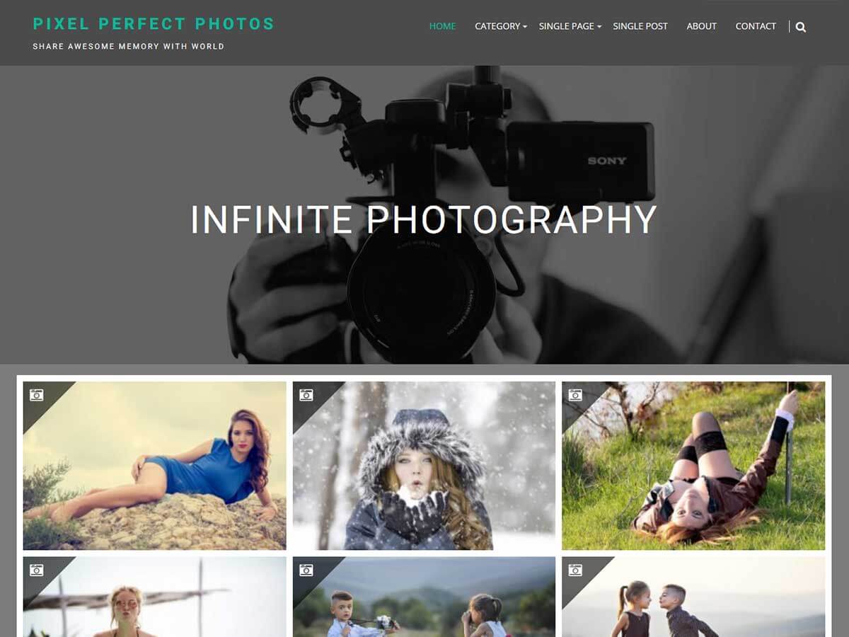 Infinite Photography theme screenshot