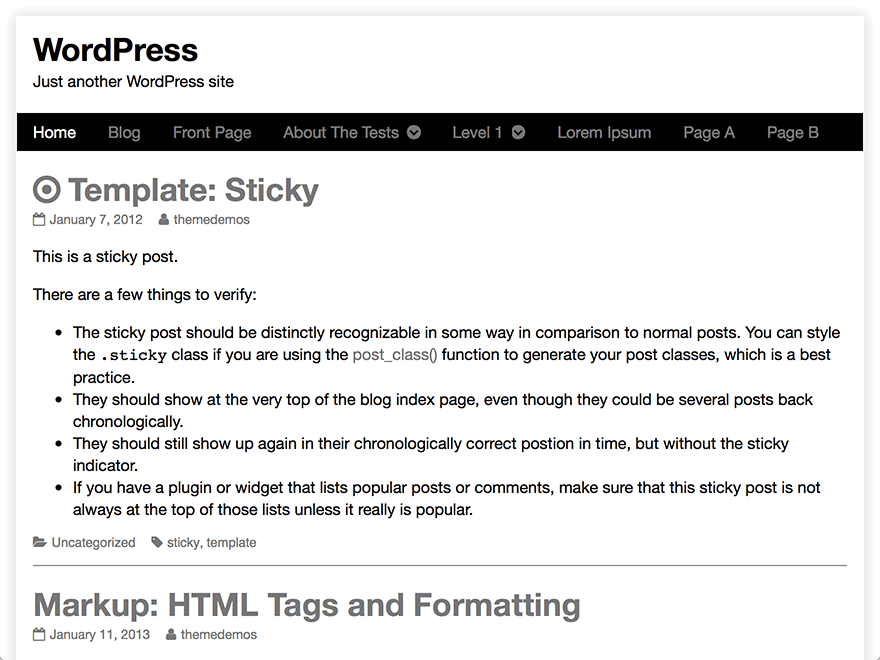 Inkblot theme screenshot