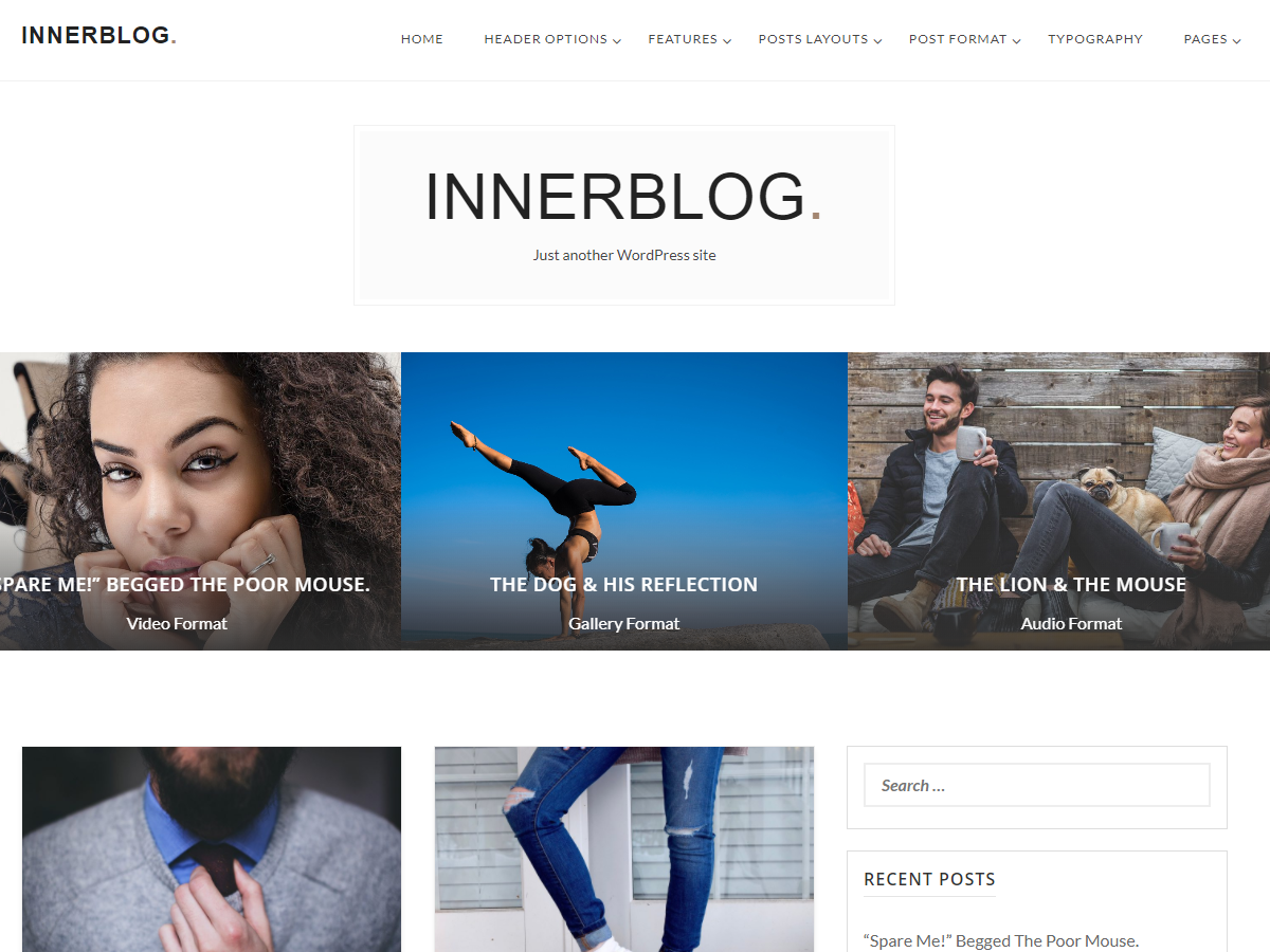 InnerBlog theme screenshot