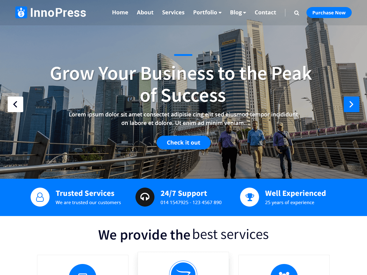 InnoPress theme screenshot