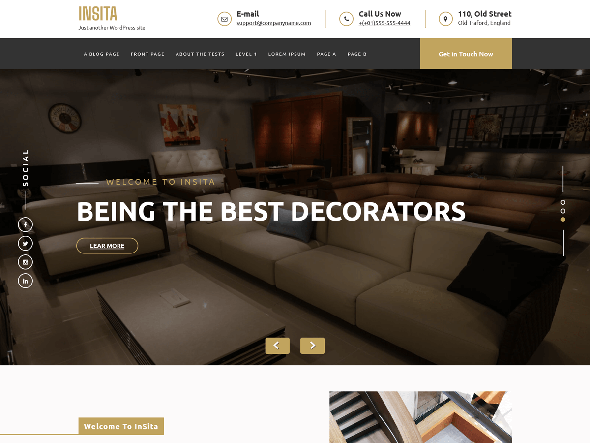 Insita Lite theme screenshot