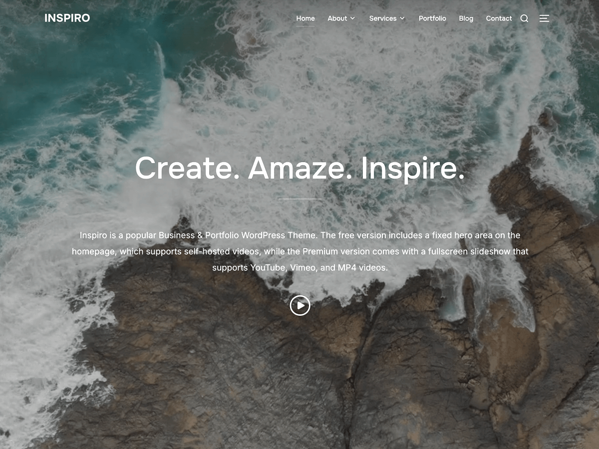 Inspiro theme screenshot