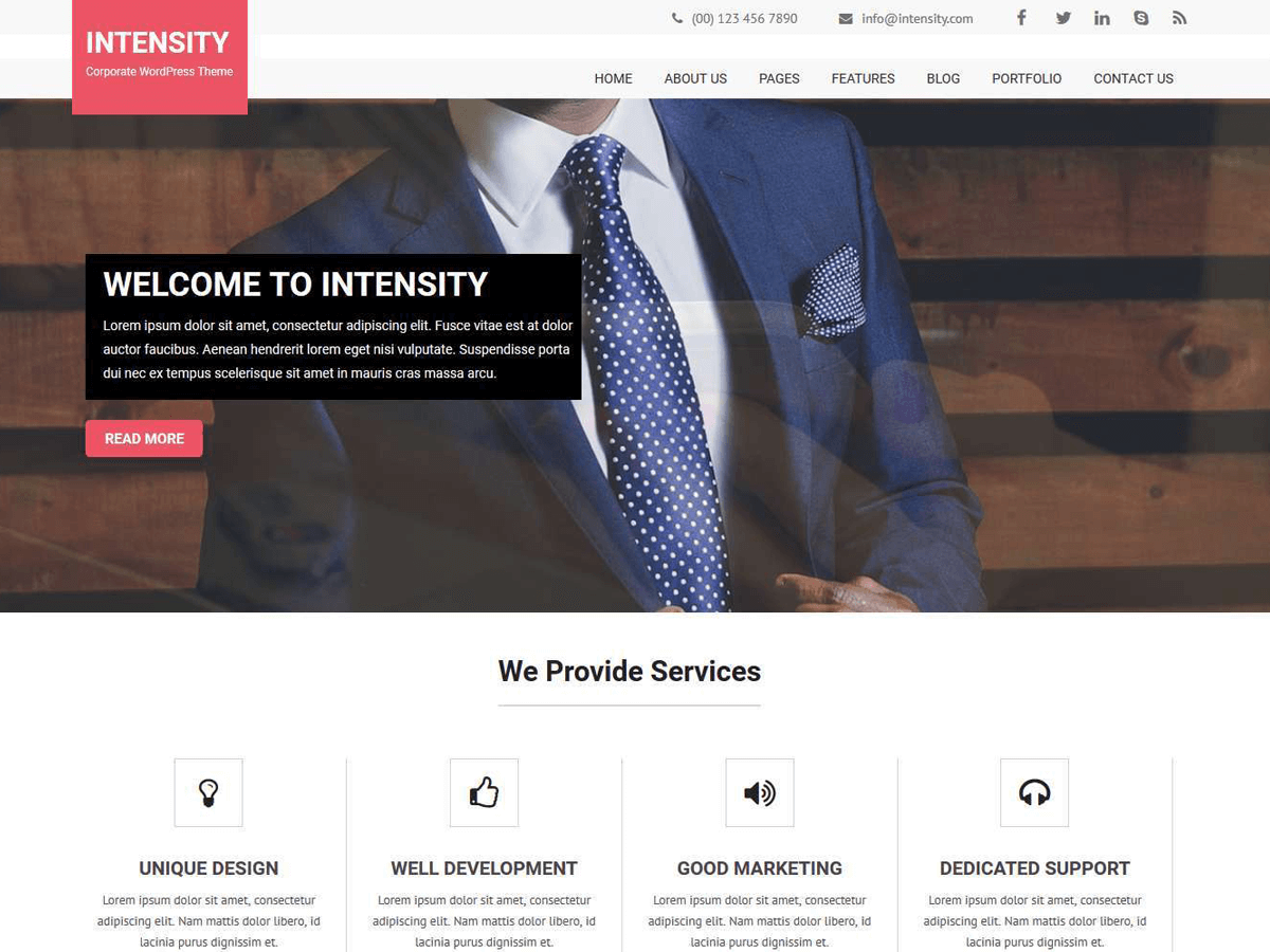 Intensity Lite theme screenshot
