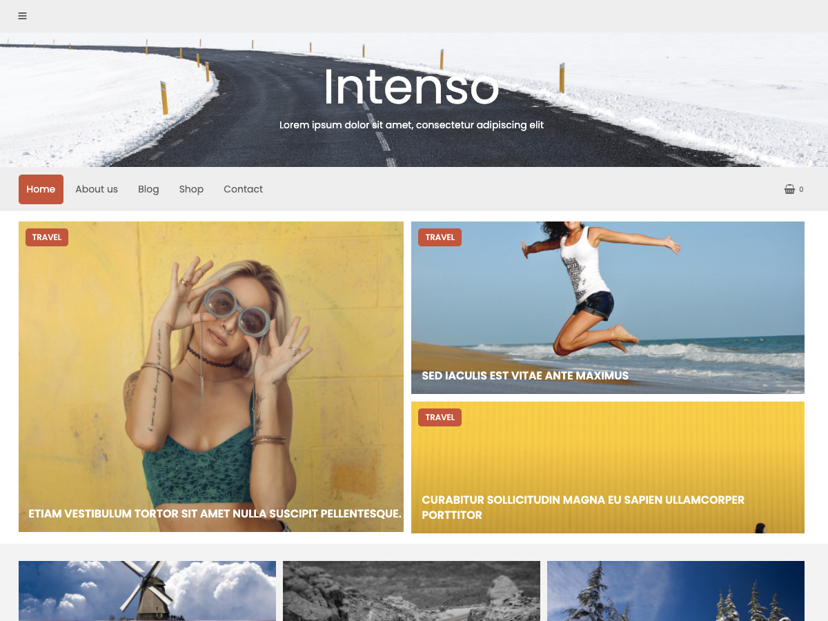 Intenso theme screenshot