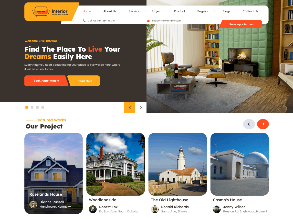 Interior Decor Studio theme screenshot
