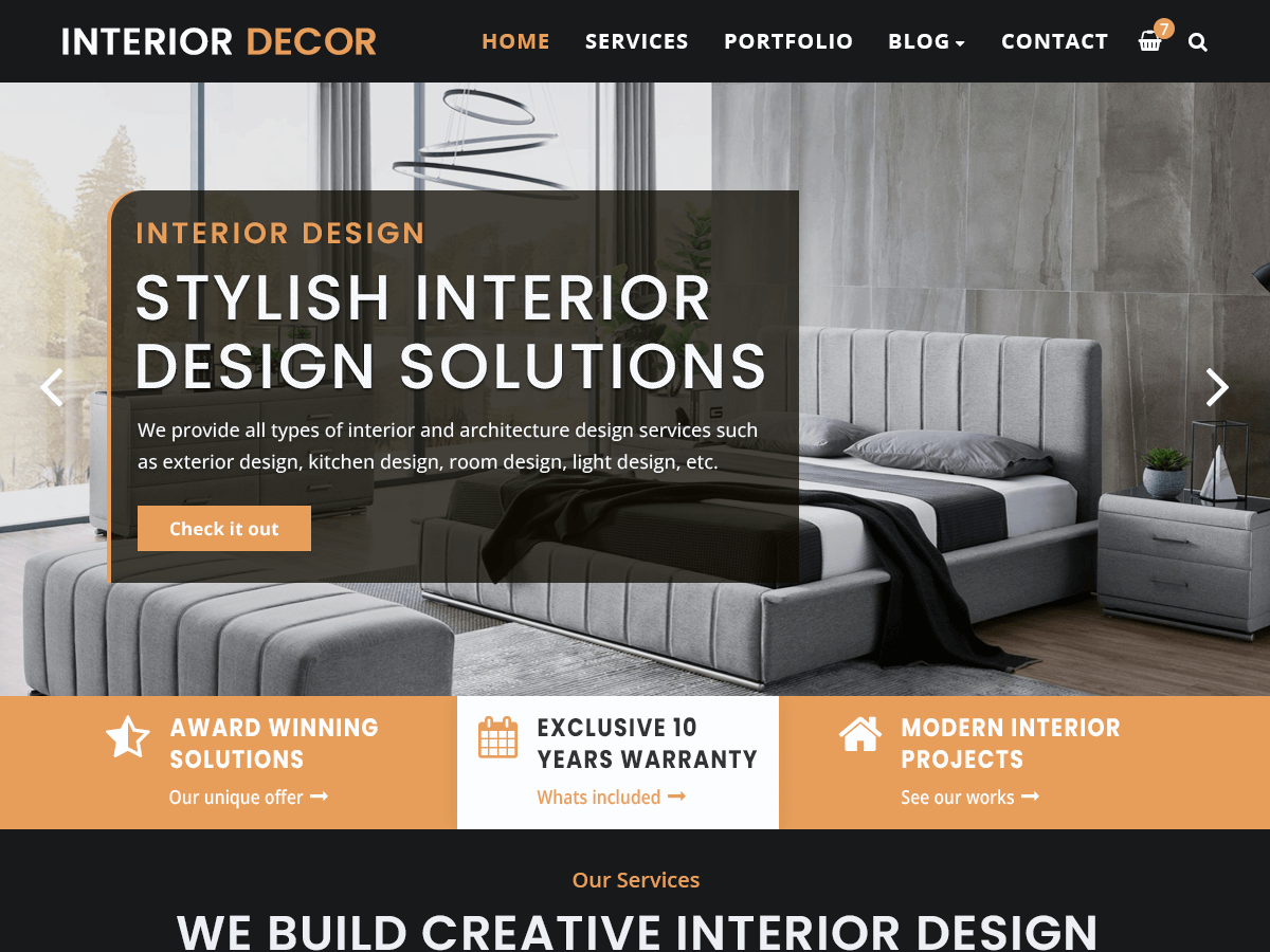 Interior Decor theme screenshot