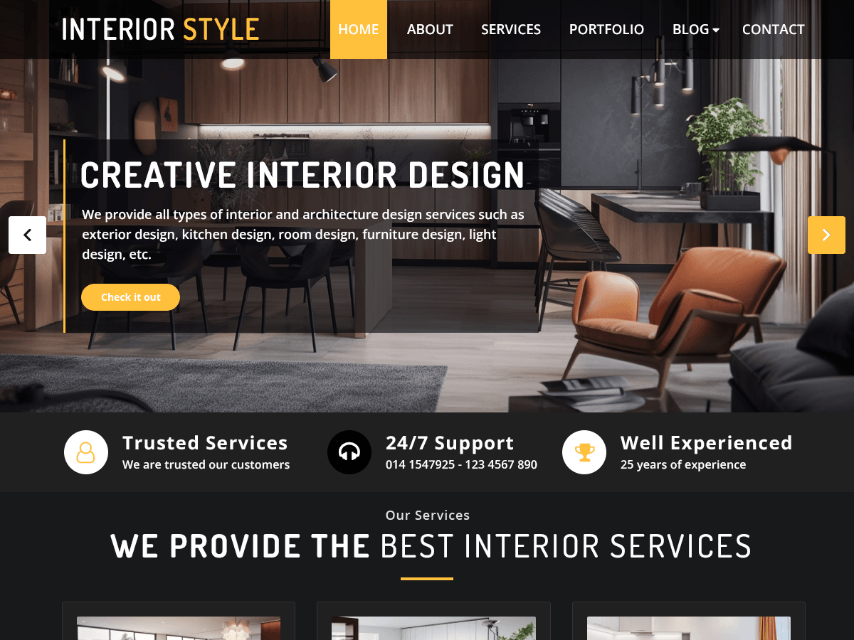 Interior Style theme screenshot
