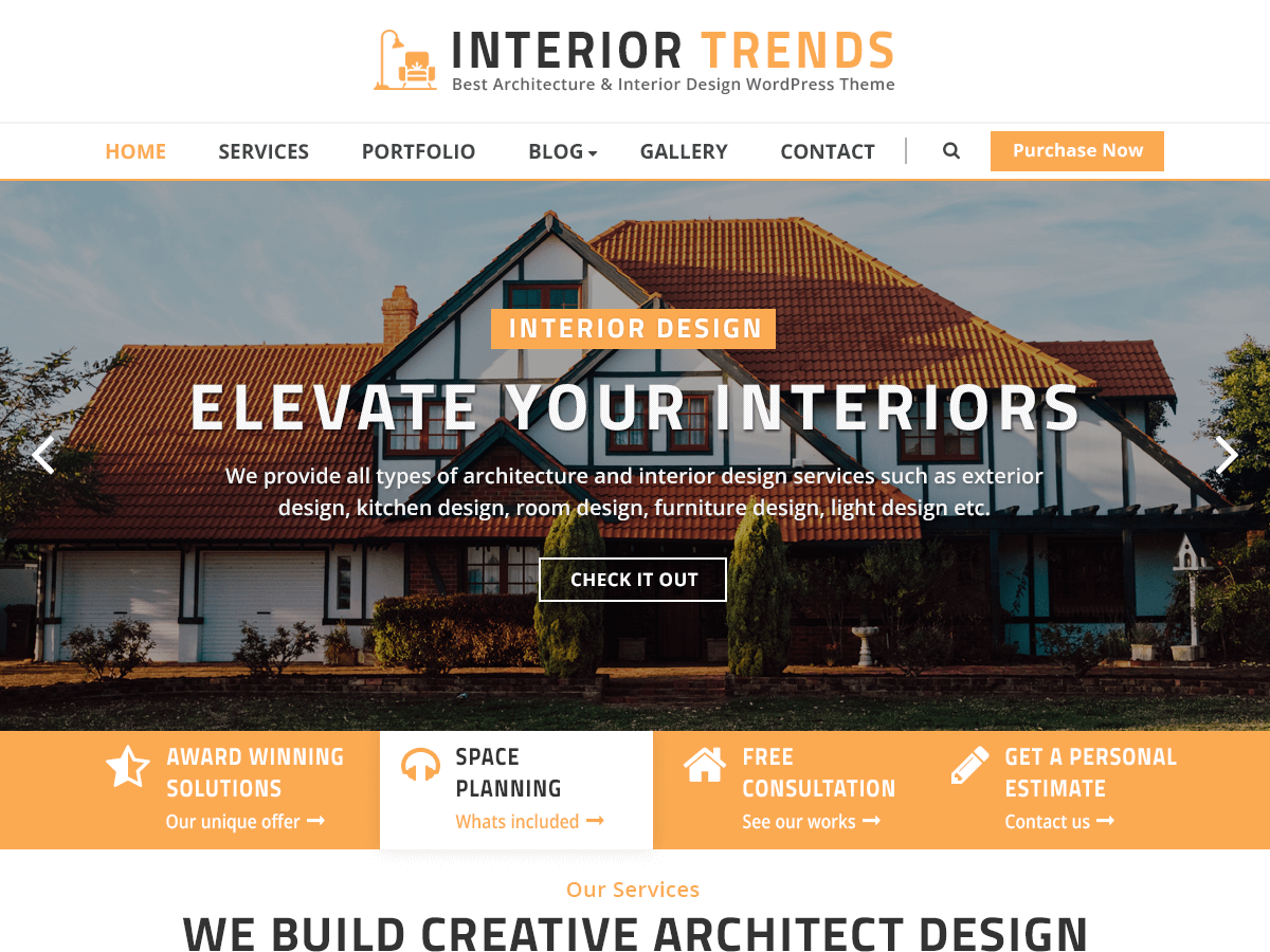 Interior Trends theme screenshot