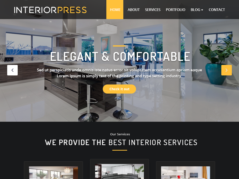 InteriorPress theme screenshot