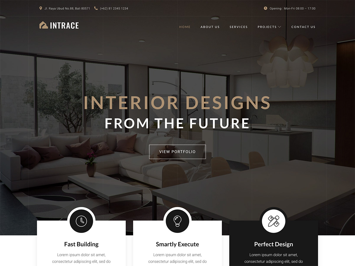 Intrace theme screenshot