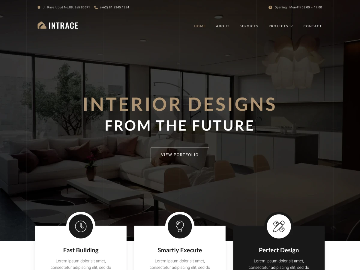 Intrace theme screenshot