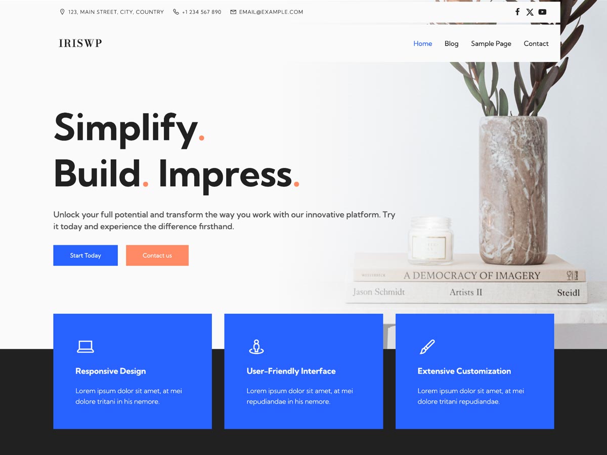 Iris WP theme screenshot