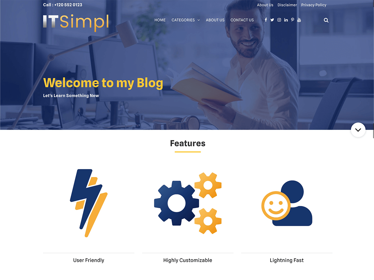 IT Simpl theme screenshot