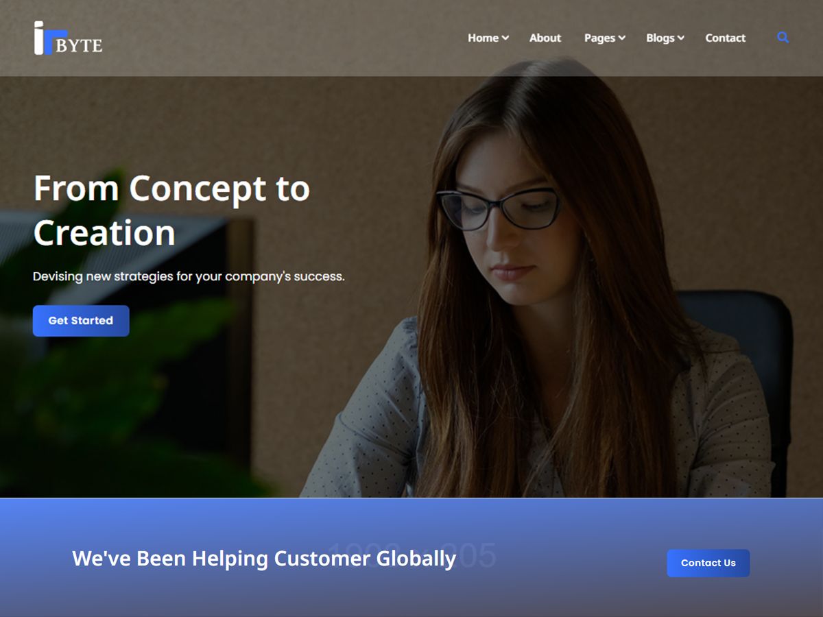 ITByte theme screenshot