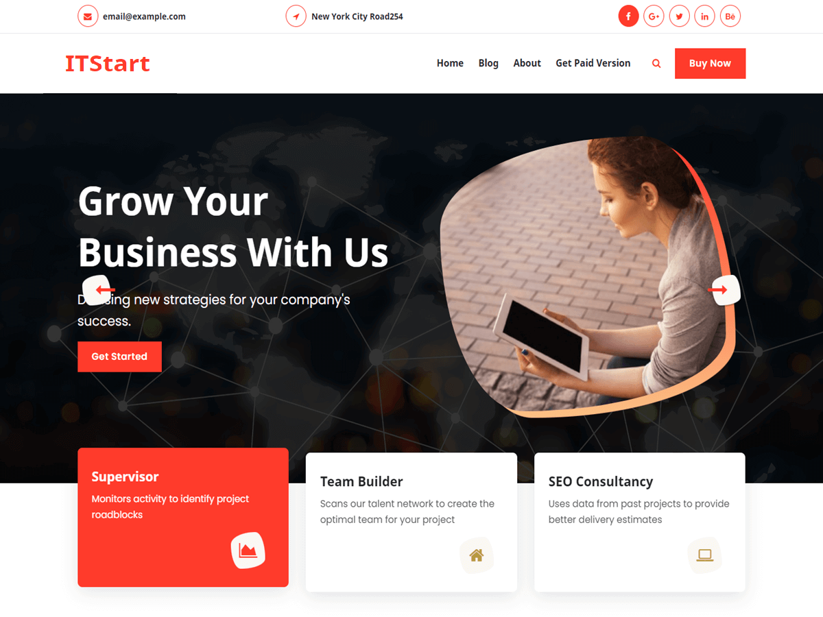 ITStart theme screenshot