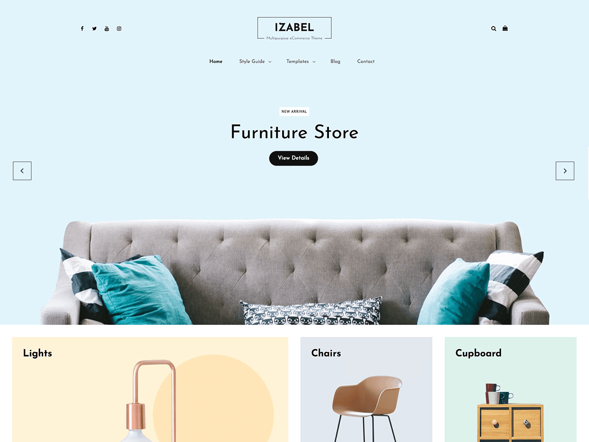 Izabel theme screenshot