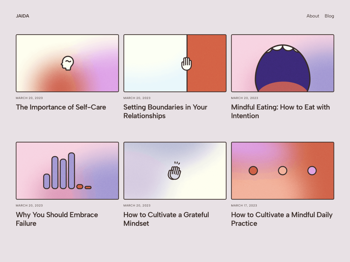 Jaida theme screenshot