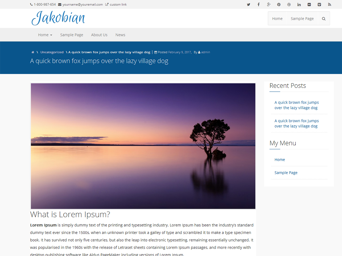 Jakobian theme screenshot