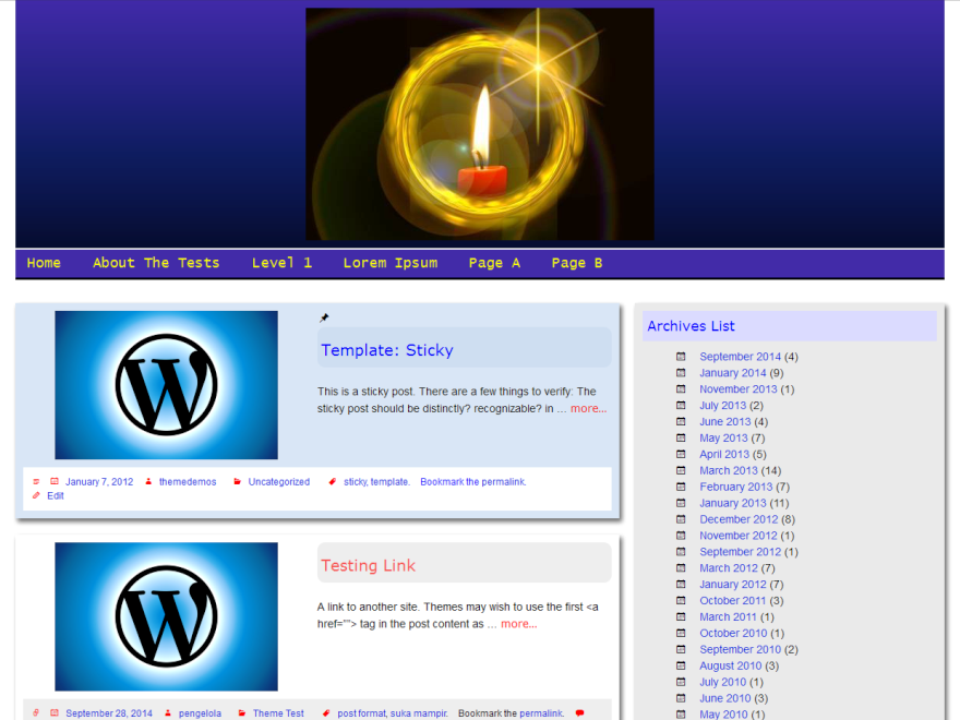 Jempol theme screenshot
