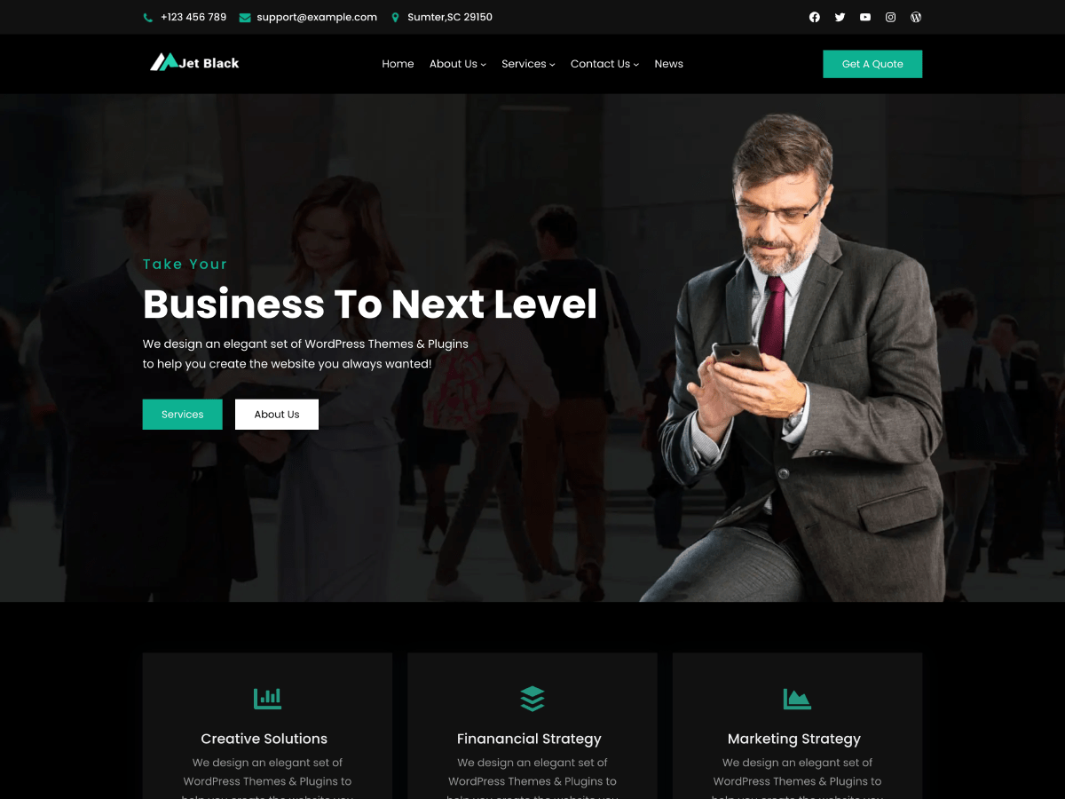 JetBlack FSE theme screenshot
